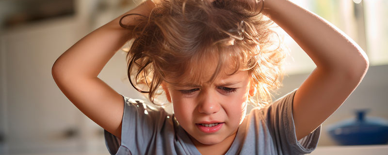 picor cuero cabelludo niños